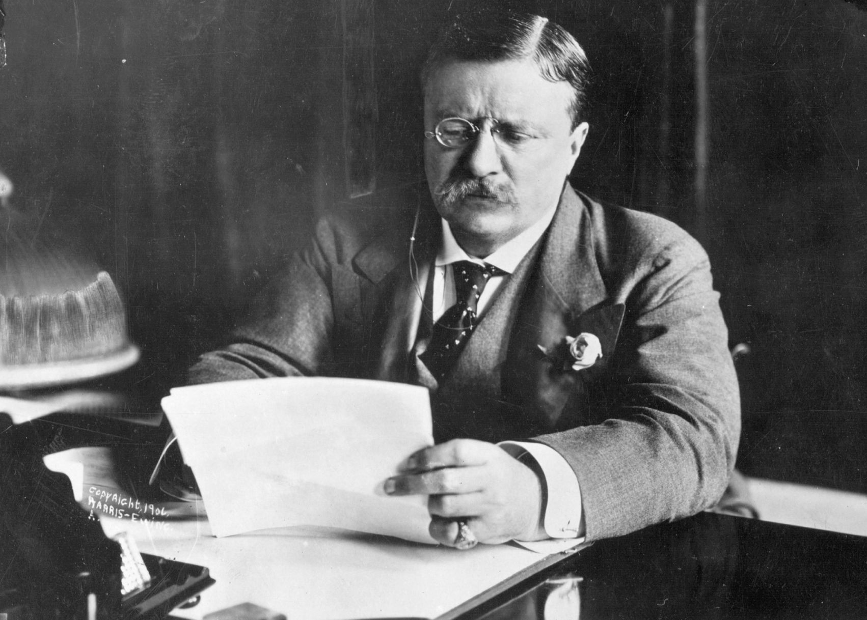 Theodore Roosevelt wore a lock of Lincoln’s hair at his inauguration